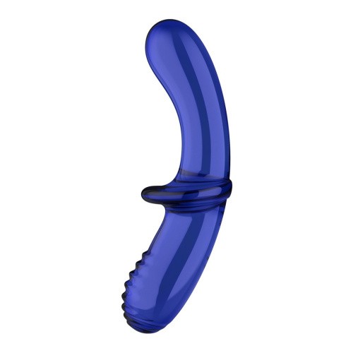 Двухсторонний фаллоимитатор Satisfyer Double Crystal, 19,5 см