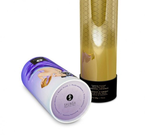 Shunga Oriental Crystals Bath Salts – Exotic Fruits - Соль мертвого моря для ванны, 500 г