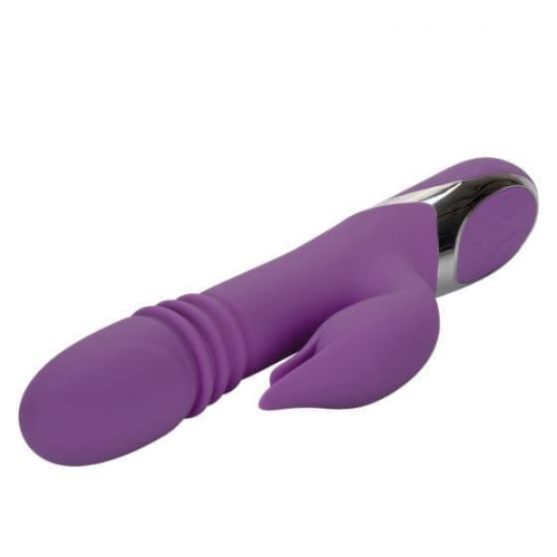 CalExotics Enchanted Kisser - вибратор кролик с толчковыми движениями и вращением, 12.8х3.8 см