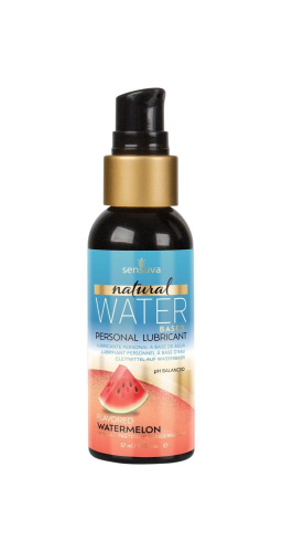Sensuva Natural Water-Based Watermelon - Ароматизированная смазка на водной основе, 57 мл. (арбуз)