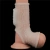 LoveToy Vibrating Drip Knights Ring with Scrotum Sleeve - стимулююча вібронасадка на член, 13 см (білий) - купити в Києві, Україні LoveToy Vibrating Drip Knights Ring with Scrotum Sleeve - стимулююча вібронасадка на член, 13 см (білий) - купити в Києві, Україні