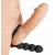 Frisky Double Fun Cock Ring - вибронасадка на член для двойного проникновения, 14.6х2.9 см (чёрный)