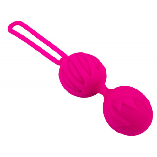 Adrien Lastic Geisha Lastic Balls BIG Magenta (L) - вагинальные шарики (фуксия), 3.9 см