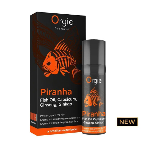 Крем для усиления эрекции Orgie Piranha, 15 мл