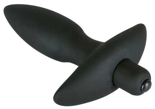 Orion Black Velvet Vibrating Plug Small анальная пробка с вибрацией, 13х2.7 см (S)
