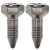 Tom of Finland Screw U II Magnetic Nipple Clamps - Зажимы украшение для сосков Tom of Finland Screw U II Magnetic Nipple Clamps - Зажимы украшение для сосков
