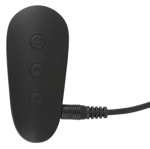 Orion XouXou Vibrating E-Stim Butt Plug - Анальная пробка с вибрацией и электростимуляцией, 9,2х3,5 см (черный)