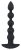Orion Black Velvets Rechargeable Beads - Анальная цепочка с вибрацией, 21х3.1 см (черный)