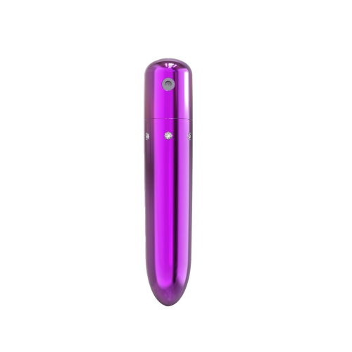 PowerBullet - Pretty Point Rechargeable Purple - віброкуль, 10х1.9 см (фіолетовий) - купити в Києві, Україні