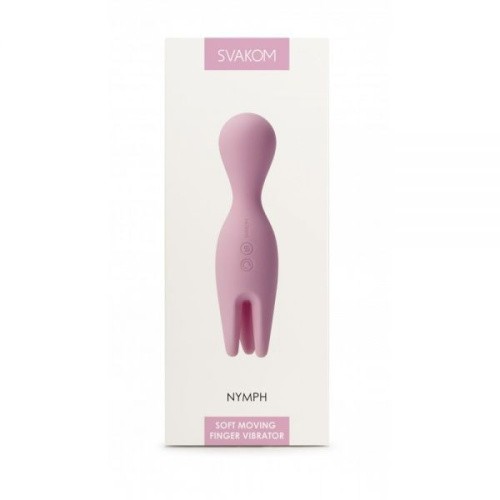Svakom Nymph Vibrator Pink вибратор, 15.6х4 см