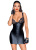 Платье с мокрым эффектом Noir Handmade F254 Powerwetlook mini-dress, S Платье с мокрым эффектом Noir Handmade F254 Powerwetlook mini-dress, S