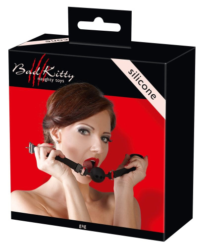 Кляп шарик Bad Kitty Gag Silicone, S