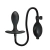 Pretty Love Inflatable Anla Plug Black - надувная анальна пробка со смещенным центром тяжести, 15 см (черный)