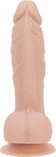 Addiction Mark 7.5" Dildo With Balls силиконовый фаллоимитатор с мошонкой и присоской, 19х3.8 см
