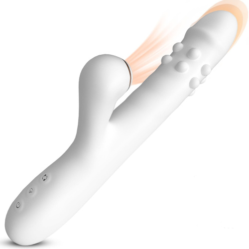 Вибратор кролик B - Series Fox Silicone Vibrator 3 функции вращения, 7 лизания