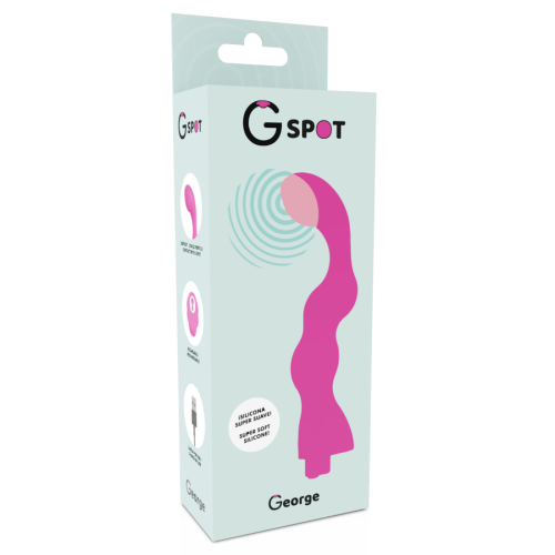 G-SPOT GEORGE - Вібратор для зони G, 17 см (рожевий) - купити в Києві, Україні