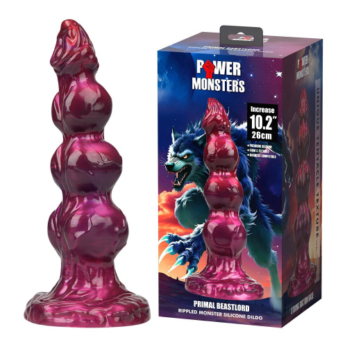 Фэнтезийный фаллоимитатор - Power Monsters Primal Beast Lord, 26 см