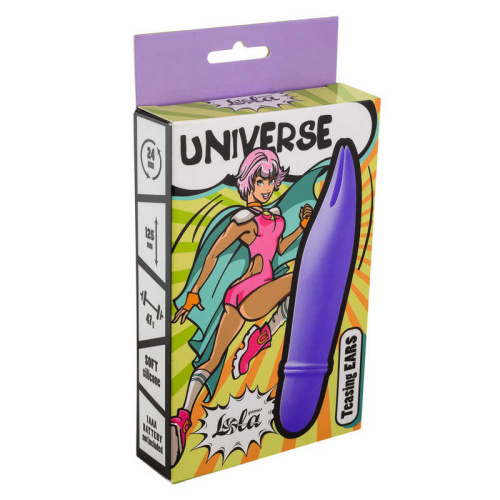 Boss Universe Teasing Ears Purple - Вибратор для внешней стимуляции, 12.5х2.4 см (фиолетовый)