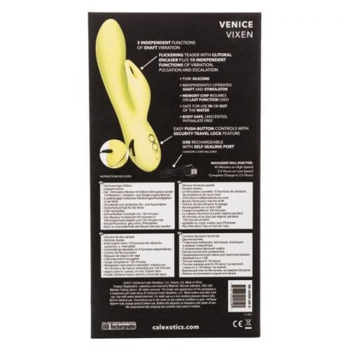 CalExotics California Dreaming Venice Vixen - вибратор кролик, 11.5х3.8 см