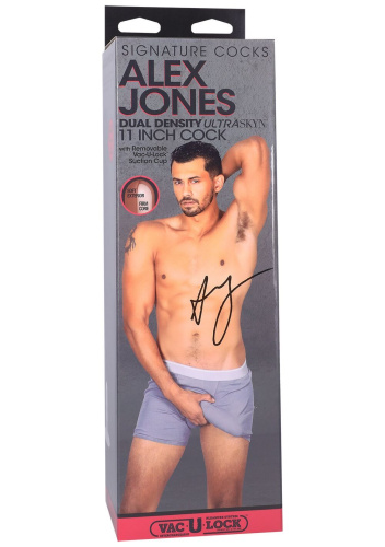 Фаллоимитатор Doc Johnson Signature Cocks Alex Jones, 25 см