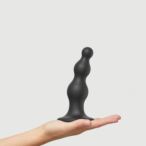 Анальная ёлочка насадка для страпона Strap-On-Me Dildo Plug Beads, 13,8х4,3 см размер M
