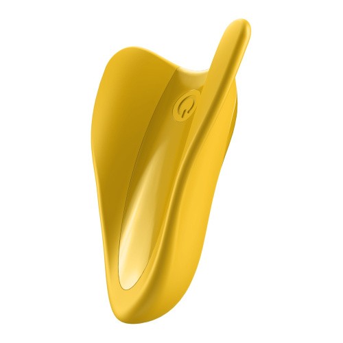 Satisfyer High Fly Yellow - Вибратор на палец, 6.5х5.5 см (жёлтый)