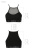 Passion PS006 top спортивный топ с прозрачной вставкой, S (чёрный) Passion PS006 top спортивный топ с прозрачной вставкой, S (чёрный)