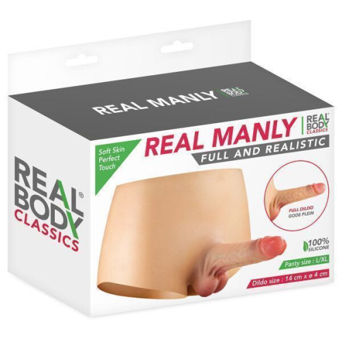 Страпон Real Body Real Manly Full And Realistic, L/XL