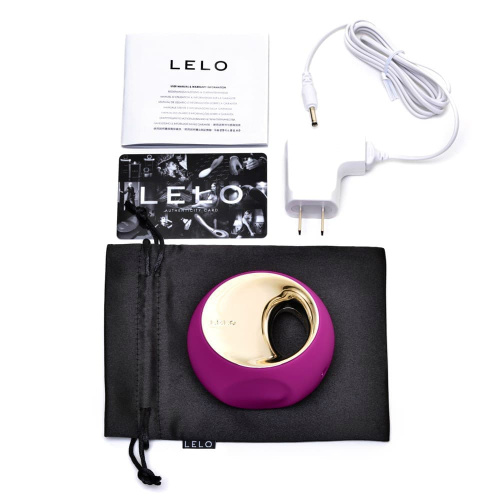 Lelo Ora 2 Deep Rose - клиторальный вибратор, имитирующий оральные ласки, 8х8 см (розовый)