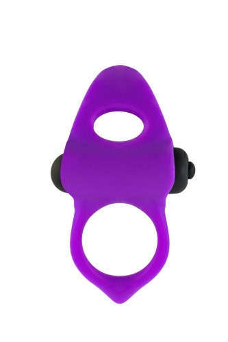 Adrien Lastic Lingus MAX Violet эрекционное виброкольцо  с язычком для стимуляции клитора, 9.5х3 см