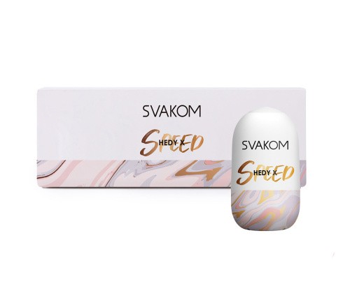 Svakom Hedy X Speed Скорость - набор из 5 мастурбаторов-яиц, 9х5 см (белый)