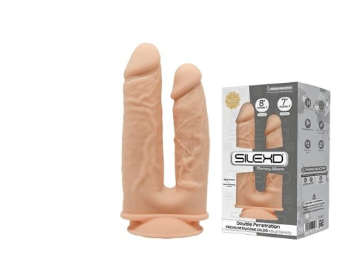 Двойной фаллоимитатор SilexD Double Gusto, 19.5 см