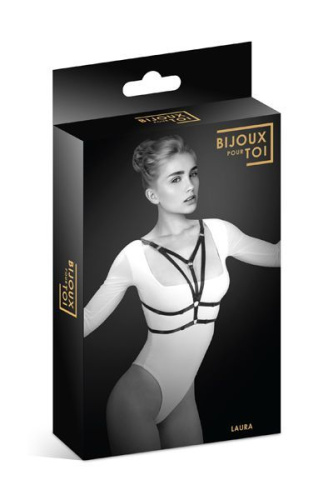 Bijoux Pour Toi Laura - Портупея на грудь из эластичного полиэстера