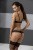 Passion Exclusive - North Set - Комплект белья лиф и трусики с элементами под латекс, S/M (чёрный) Passion Exclusive - North Set - Комплект белья лиф и трусики с элементами под латекс, S/M (чёрный)