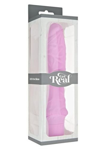 Get Real Classic Large - Вибратор, 25Х4,5 см (телесный)