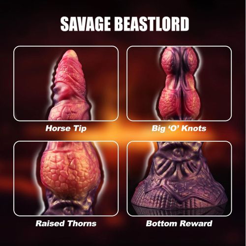 Фантазийный фаллоимитатор Power Monsters Savage Beastlord, 24 см