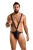 Passion - 028 BODY HARRY black - Чоловічий боді на лямках, XXL/XXXL - купити в Києві, Україні
