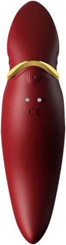 Zalo Hero Pulse Wave Massager- Импульсно-волновой массажер для клитора, 14.8 см (красный)