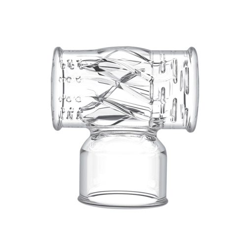 LyBaile - Power Head Male Masturbator Wand Massager Head Transparent - Насадка для вибромассажера, 8х5 см