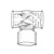 LyBaile - Power Head Male Masturbator Wand Massager Head Transparent - Насадка для вибромассажера, 8х5 см LyBaile - Power Head Male Masturbator Wand Massager Head Transparent - Насадка для вибромассажера, 8х5 см