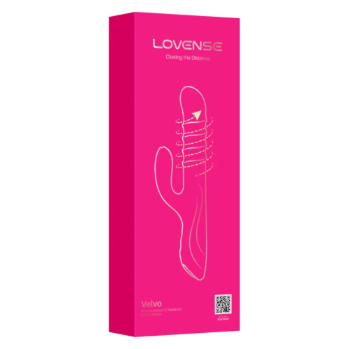 Вибратор-кролик со смарт управлением Lovense Velvo