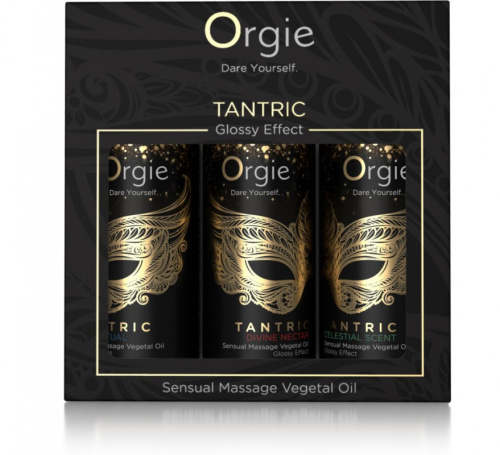 Orgie - TANTRIC - Набор массажного масла с ароматами-афродизиаками, 3х30 мл
