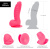 Addiction Tom 7" Dildo With Balls - Ребристый силиконовый фаллоимитатор с присоской, 17.8х4.4 см (розовый) Addiction Tom 7" Dildo With Balls - Ребристый силиконовый фаллоимитатор с присоской, 17.8х4.4 см (розовый)