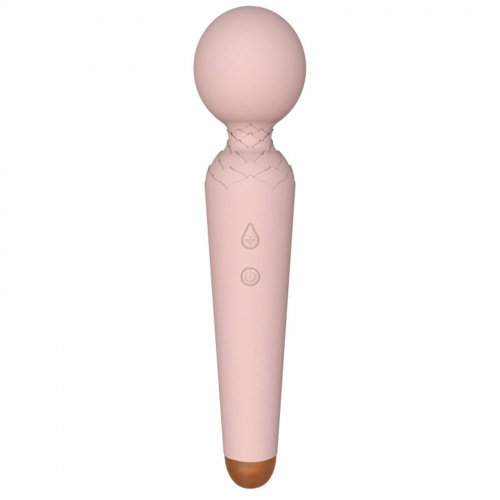 Rechargeable Power Wand - Вибратор-микрофон, 19,5 см (розовый) 