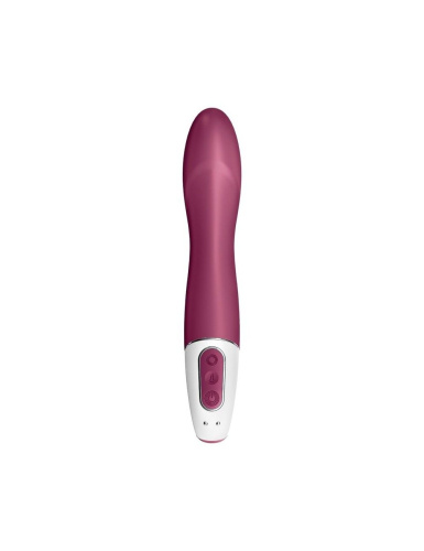 Satisfyer Big Heat - Вибратор с подогревом, 22.5х4 см (красный)
