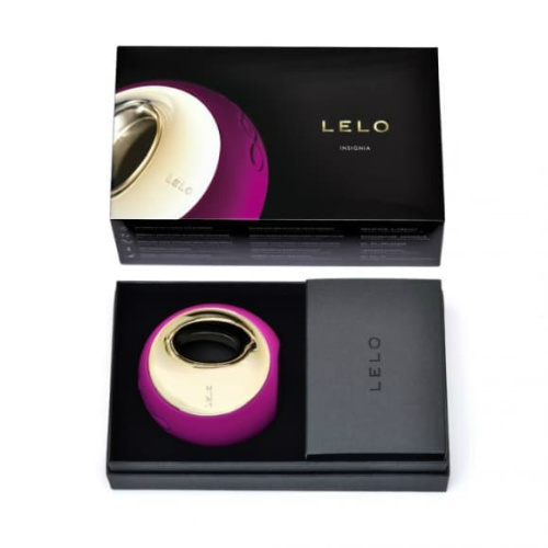 Lelo Ora 2 Deep Rose - клиторальный вибратор, имитирующий оральные ласки, 8х8 см (розовый)