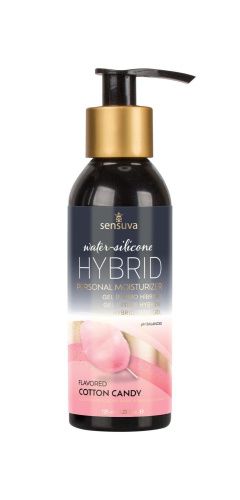 Sensuva Hybrid Cotton Candy - Смазка водно-силиконовая для оральных ласк, 125 мл.