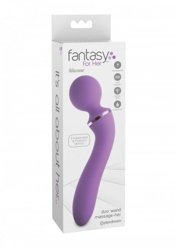 Pipedream Duo Wand Massage-her-вібратор, 9.2х4.3 см - купити в Києві, Україні