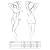Passion - CANNE SET black - Набор белья с прозрачным лифом, L/XL Passion - CANNE SET black - Набор белья с прозрачным лифом, L/XL