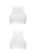 Passion PS006 top спортивный топ с прозрачной вставкой, XL (белый) Passion PS006 top спортивный топ с прозрачной вставкой, XL (белый)